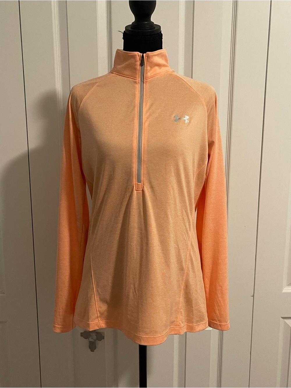 Under Armour Peach Quarter-Zip Women's Performance Pullover
